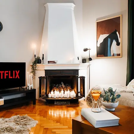 Fireplace Retreat 115m2 With Balcony Old Town * Belgrad